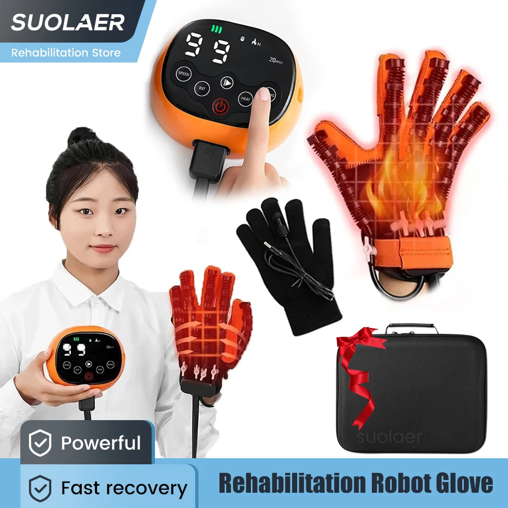 

Hemiplegia Training Equipment Rehabilitation Robot Gloves Stroke Physiotherapy Device Finger Hand Function Workout Recovery Tool