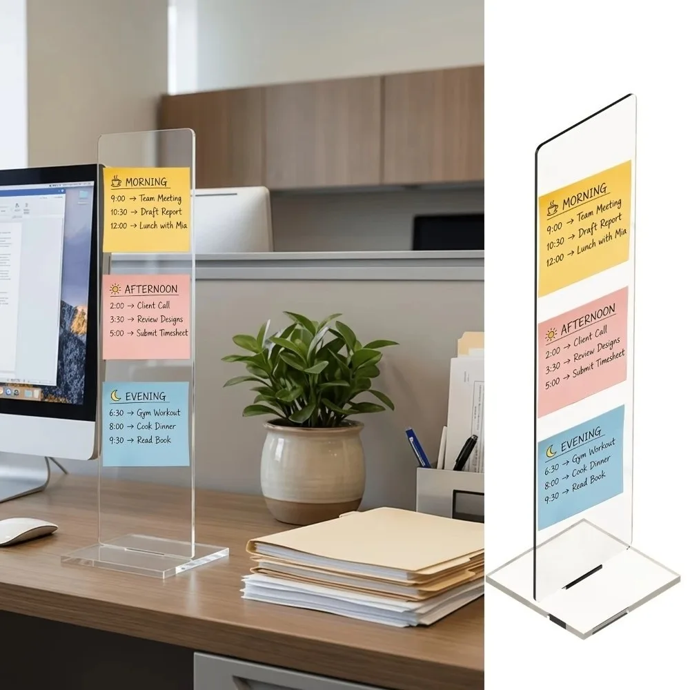 Langlebige Acryl-Memo-Tafel, a – Sticky Memo Holder Bewertung und Preis