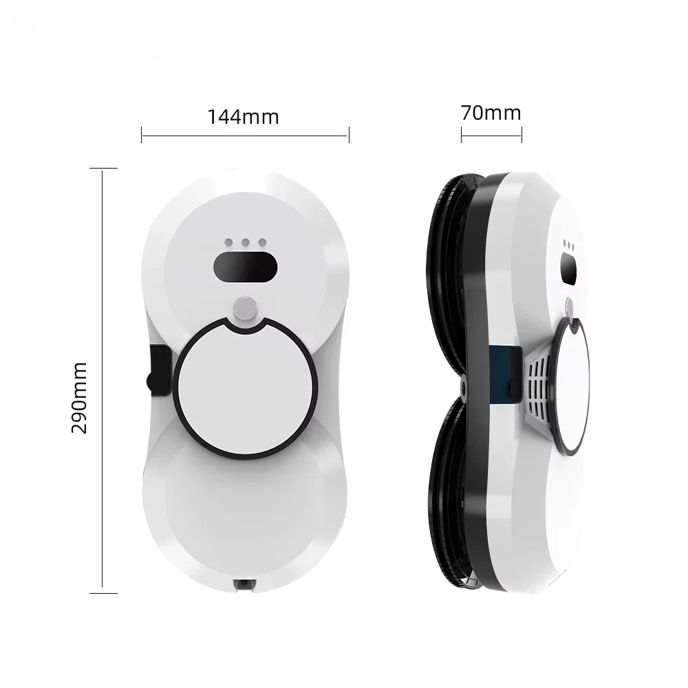Commercial L17S Intelligent Automatic Electric Window Cleaner Household Robot with Magnetic Door Accessories for Vacuums Cleaner