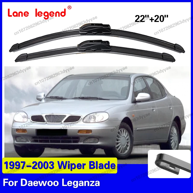 

For Daewoo Leganza Front Wiper Blades 1997 1998 1999 2000 2001 2002 2003 Windscreen Windshield Window Accessories