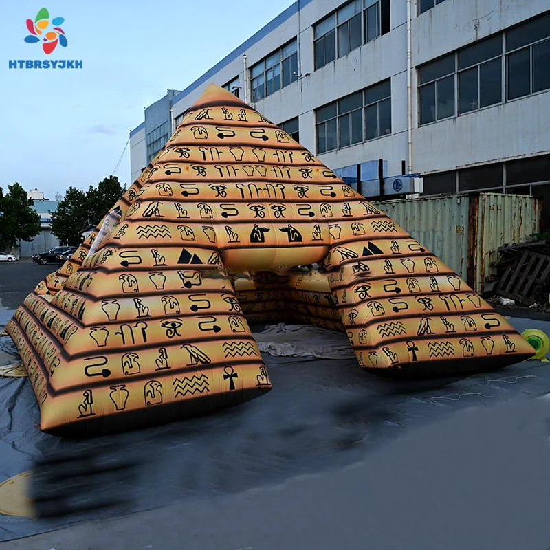 Riesiges aufblasbares Architekturmodell – aufblasbare Pyramide, zur Dekoration, Outdoor-Requisiten