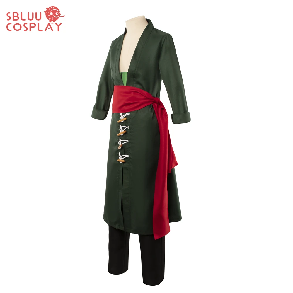 Sbluucosplay anime roronoa zoro cosplay kostüm kleidung komplettes set nach Maß