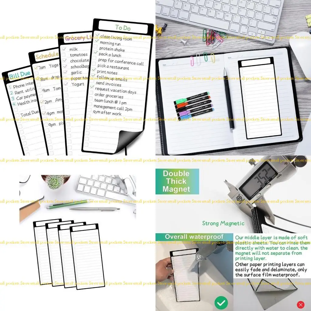 

R1WD to Do List White Boards for Fridge, Dry Erases to Do List Erase Board Refrigerator Magnet Whiteboard