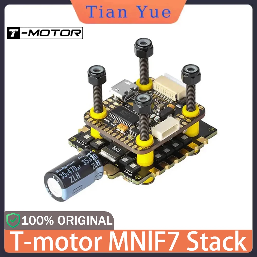 

T-Motor F7 Stack Flight Controller F45A 4In1 ESC 3-6S BLHeli32 for FPV Drone Replacement Parts
