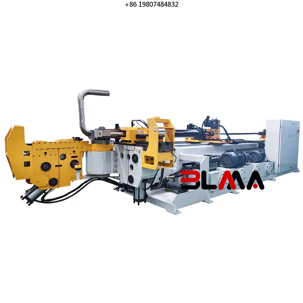 High Performance 115CNC 2A1S Large Tube Bending Machine Automotive Parts Bender Customizable Molds Heavy Duty