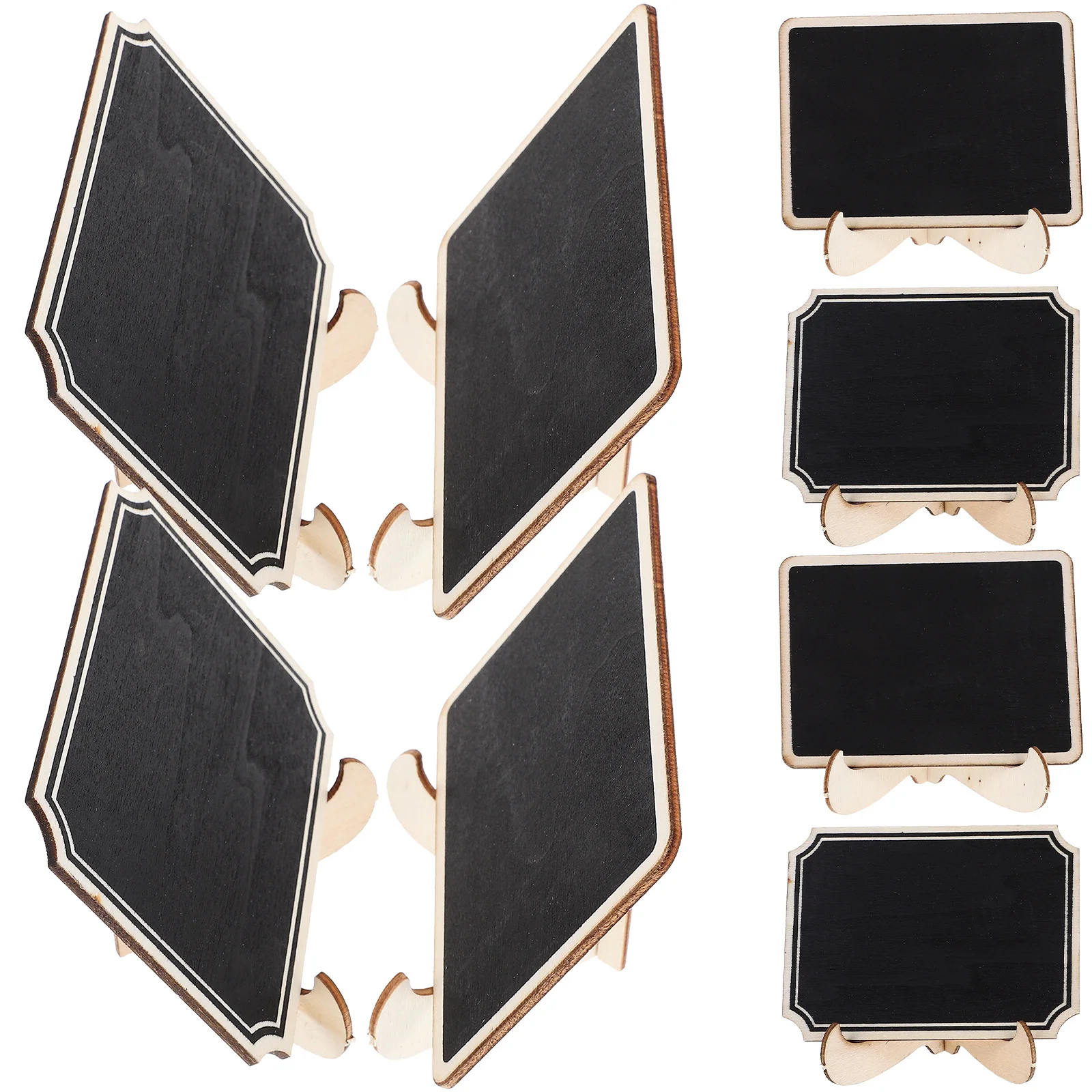 20 قطعة سبورة طاولة مصغرة ملصقات سبورة مريحة متعددة الأغراض لوحة حروف تسجيل لمطعم المخابز مقهى #3