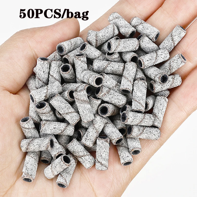 

Mini Zebra Nail Sanding Bands for 3.1mm Mandrel 80/120/180/240 Grit Electric Manicure Drill Bits Polish Removal Pedicure Tools