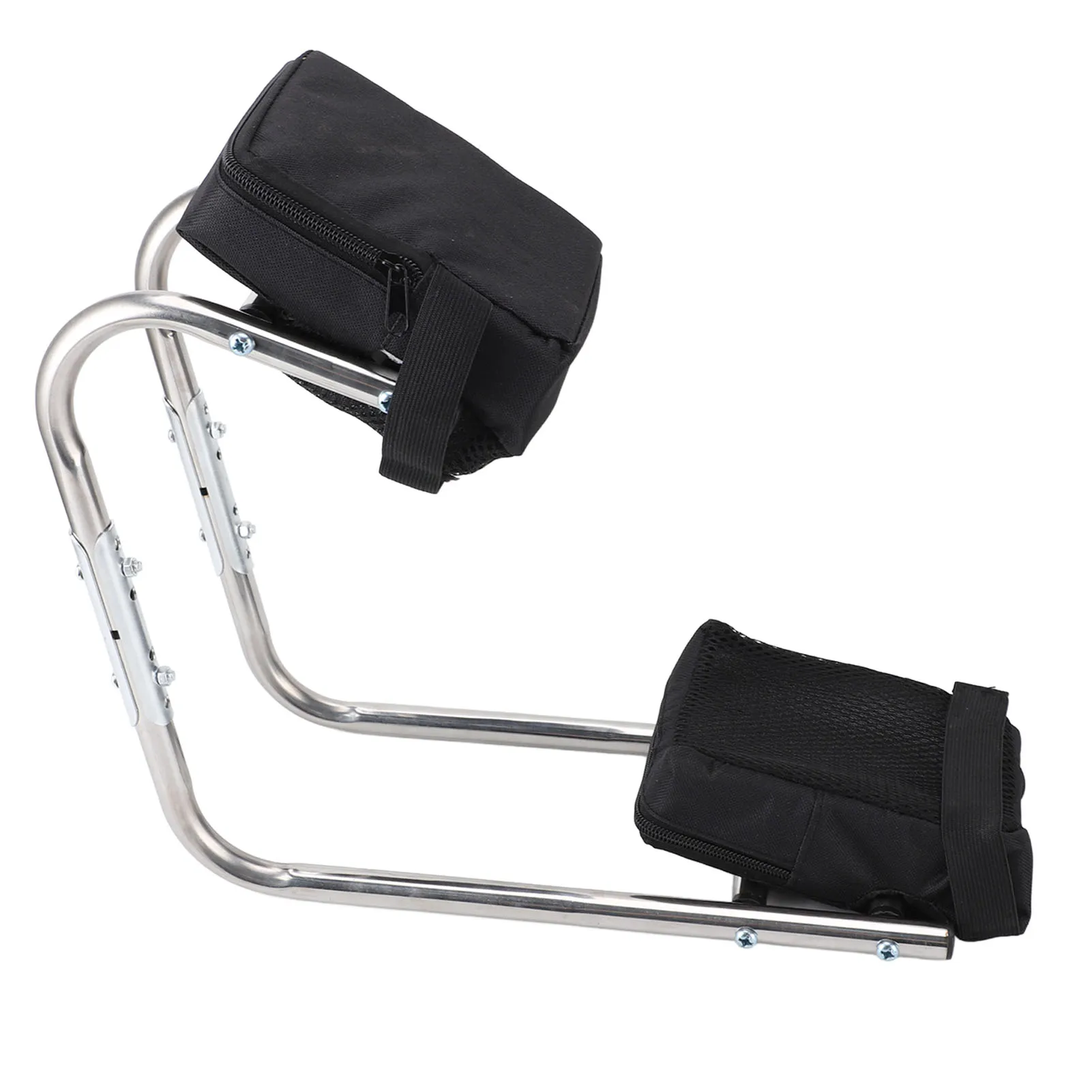 Stainless Steel Garden Kneeler Seat Multifunctional Portable Gardening Knee Seat Leg Brace For Reposition Plant Thereby Reducing