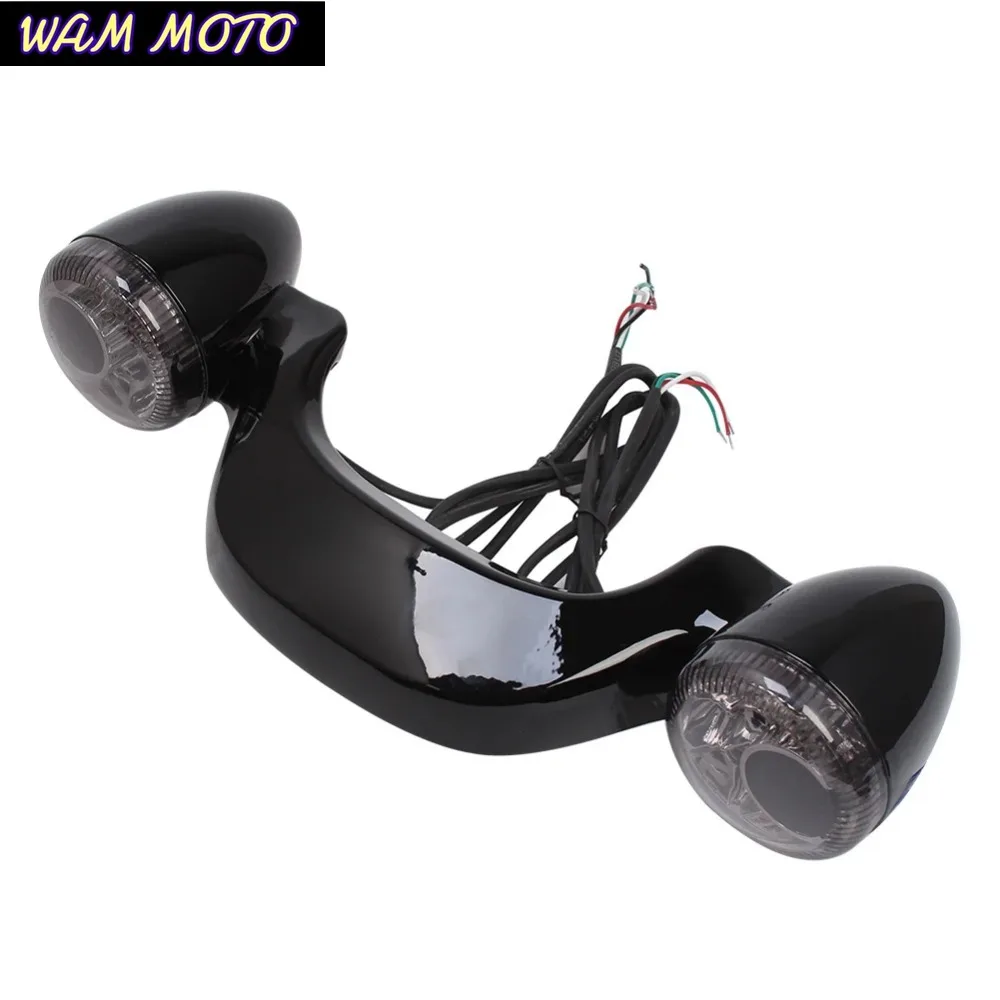 Motorcycle LED Rear Turn Signal Brake Light Bar Lamp For Harley Touring Street Road Glide CVO Custom FLTRX FLHX FLTRU 2010-2021