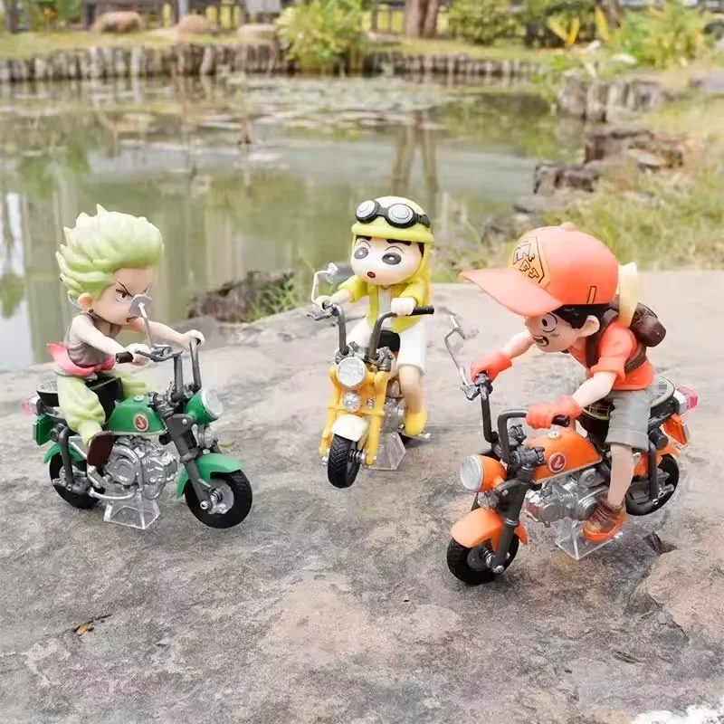 11 أنماط لعبة دراغون بول Z شخصيات كرتونية تمثال قاطرة سلسلة بولي كلوريد الفينيل تمثال تحصيل دراجة نارية روشي غوكو نموذج ديكور اللعب