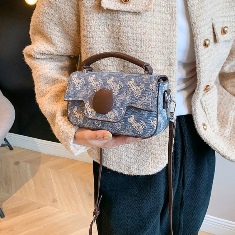 

Youthful Handbag Latest 2025 Design Cartoon Print Crossbody Bag for Teen Girls Playful Color Blocks School Approved