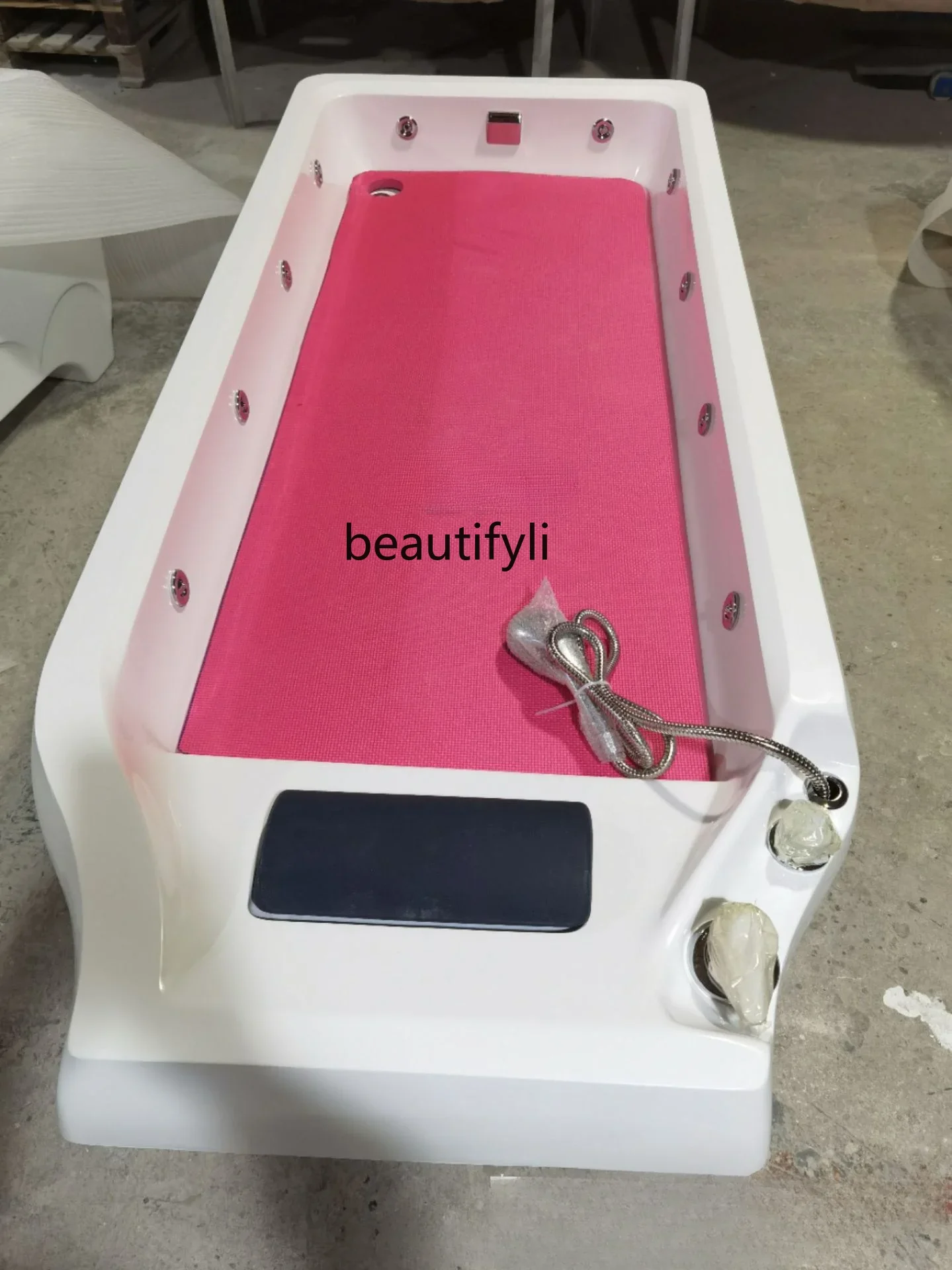 45 Hydrotherapy Bed Salt Bath  Push Back Massage Couch Sauna Water Bed Bow Water