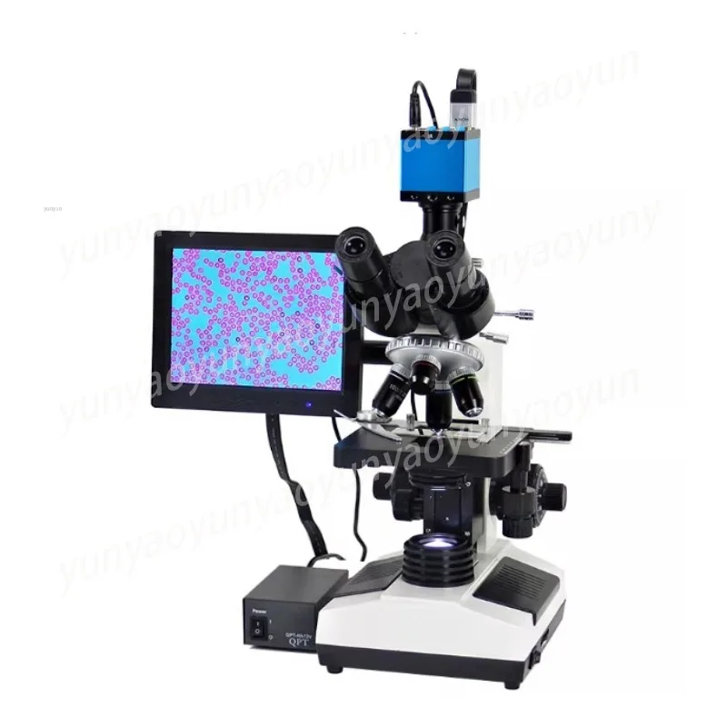 4K HD Biological Microscope 1000X-2000X All-in-One with Screen SK2009