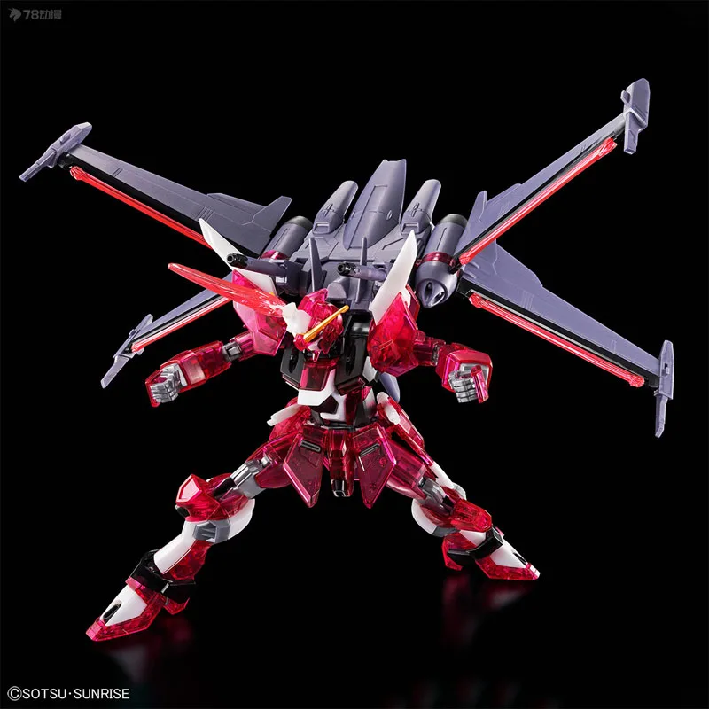 Bandai Original ชุด GUNDAM HGUC INFINITE JUSTICE GUNDAM TypeIICLEAR สีจํากัดหมายเลข 1/144 อะนิเมะประกอบของเล่น