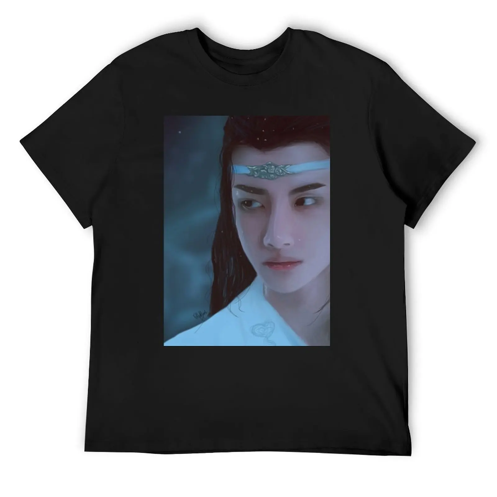 Lan Wangji T-Shirt plain baggy shirts man clothes mens t shirts