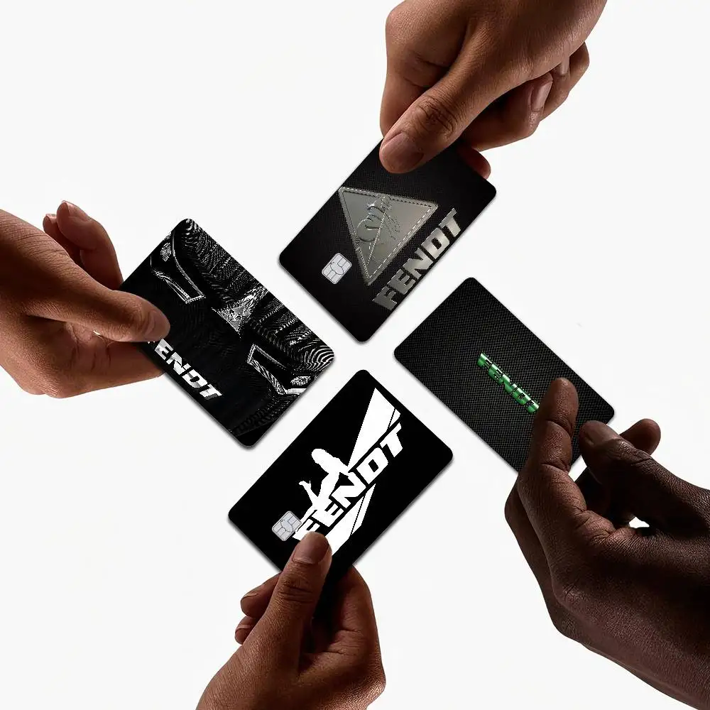 Farming Tractor Fendt Anime Young Creidt Card Debit Card Sticker Film Case Front Tape for Small Big Chip No Chip