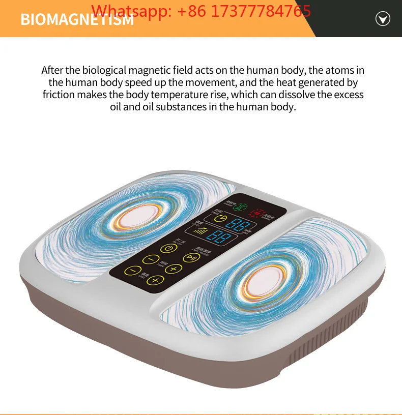 2025 Home Health Care Terahertz Biological Resonance Wave Energy Foot Heating Massage Physical Acupuncture Feet Massager