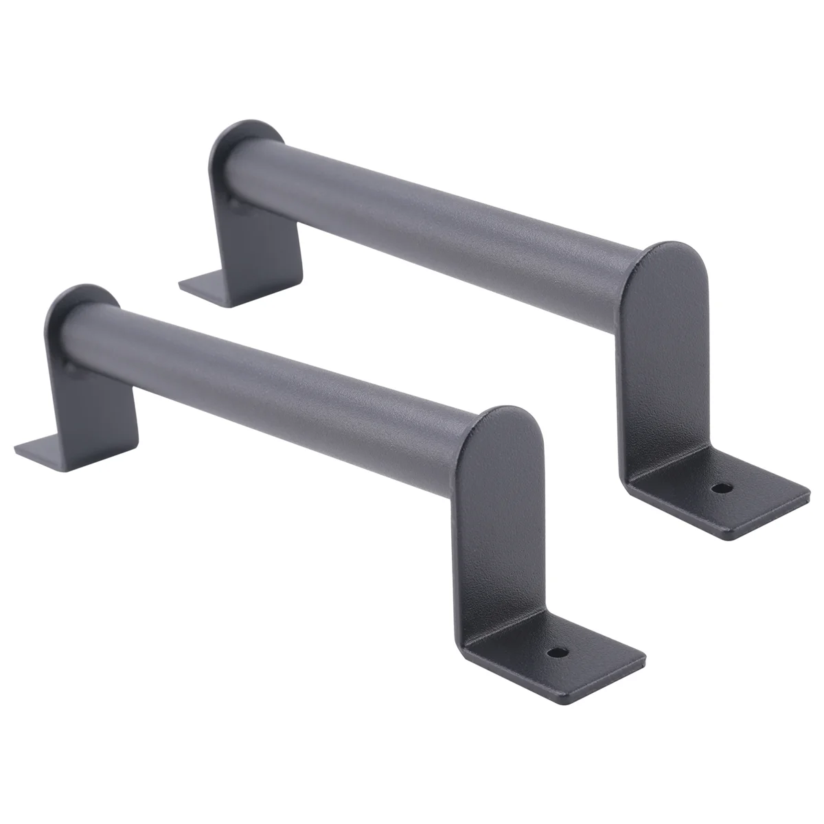 2Pcs Black Carbon Steel Sliding Barn Door Pull Handle for Sliding Barn Door Garden Gates Garages Hardware Kit XT