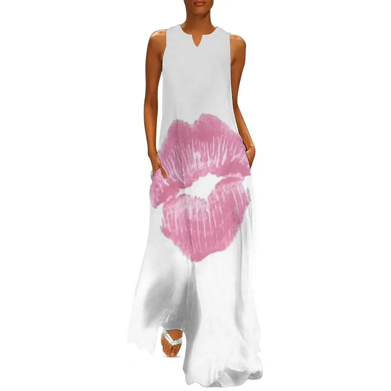 

pink aesthetic y2k kiss Long Dress birthday dress for women cocktail dresses elegant dresses plus sizes Dress