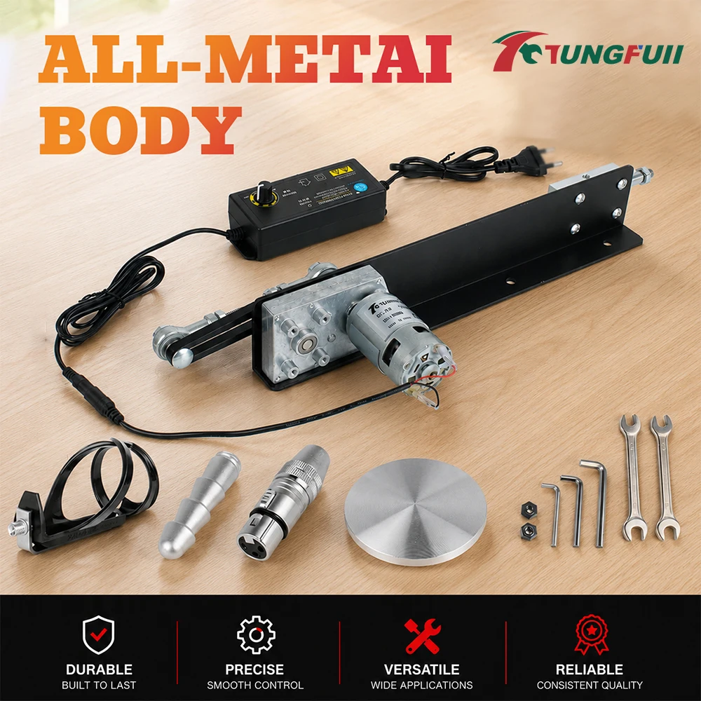 TUNGFULL DC Linear Actuator Motor 3-15CM Telescopic Push Rod Reciprocating Cycle for DIY Swing Equipment Industrial Prototype