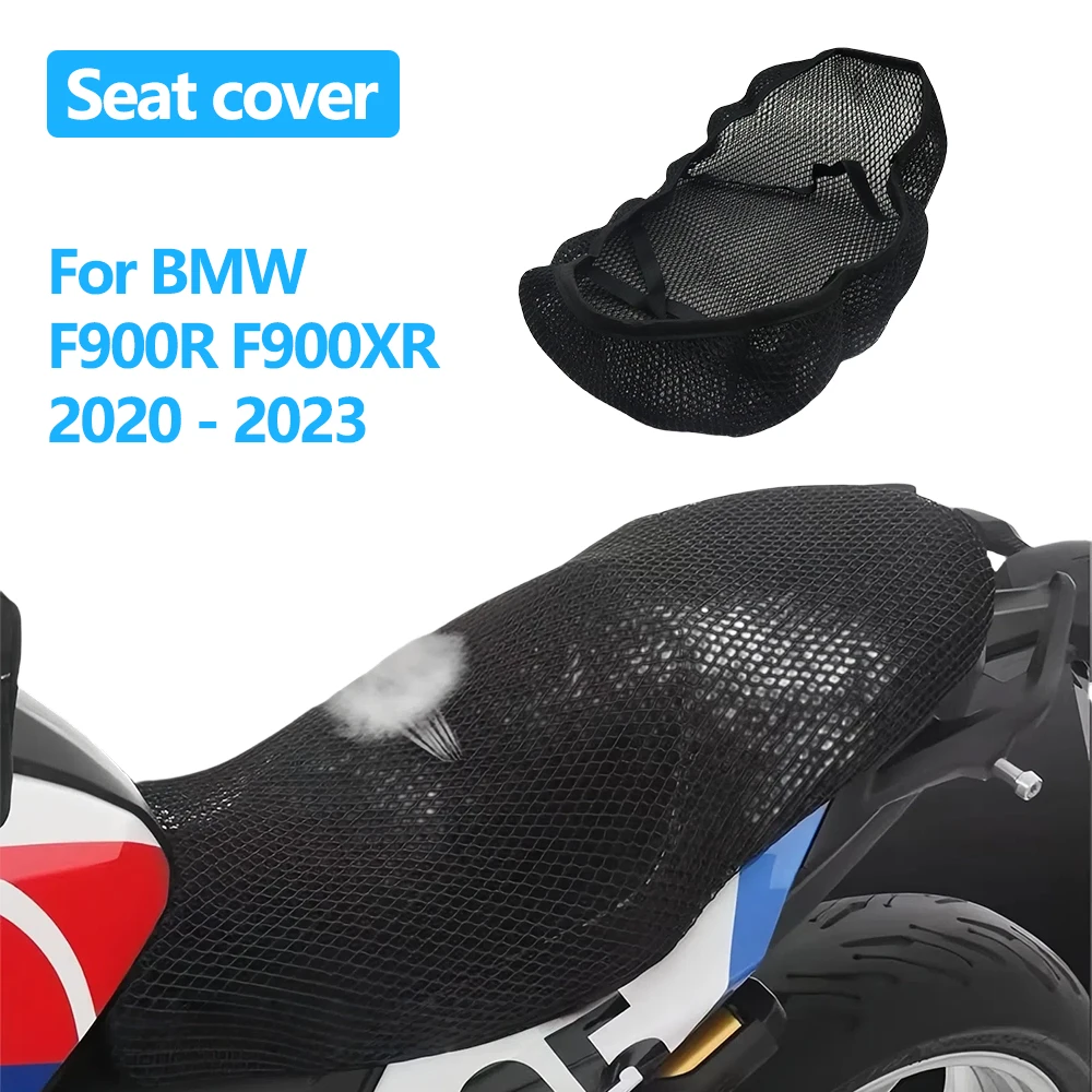 

Для BMW F900R F900XR 2020-2023 чехол на сиденье мотоцикла 3D сетчатое тканевое сиденье Нескользящая дышащая теплоизоляционная защитная подушка