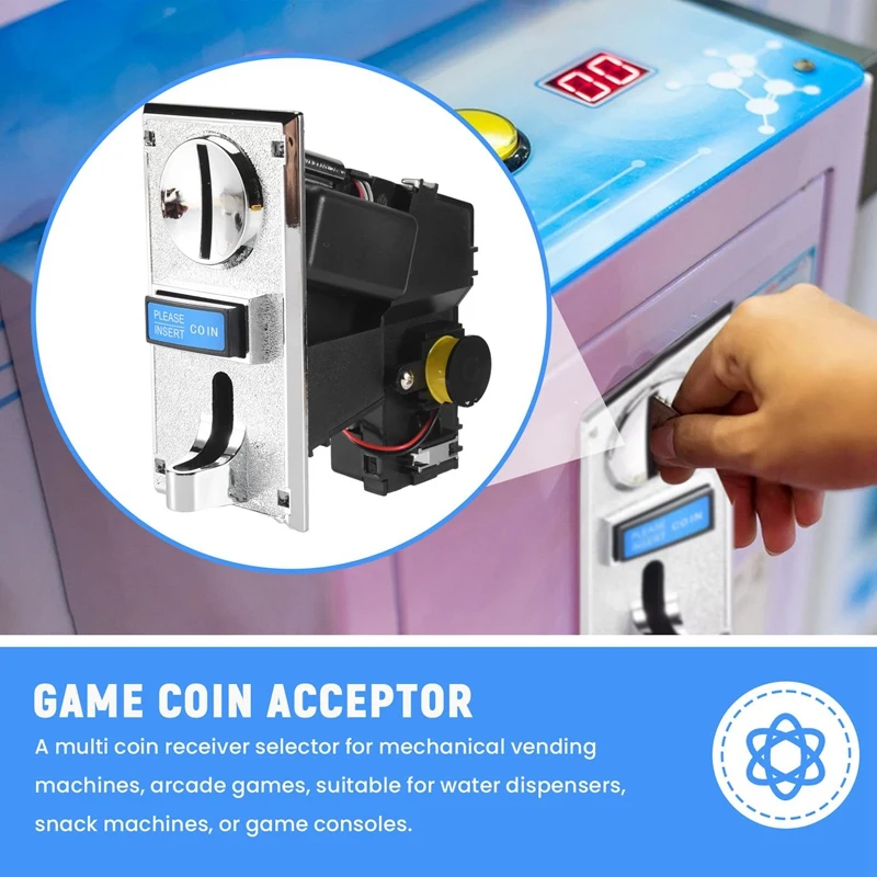 Multi Coin Acceptor Selector for Mechanism Vending Machine Mech Arcade GameA09G view 2