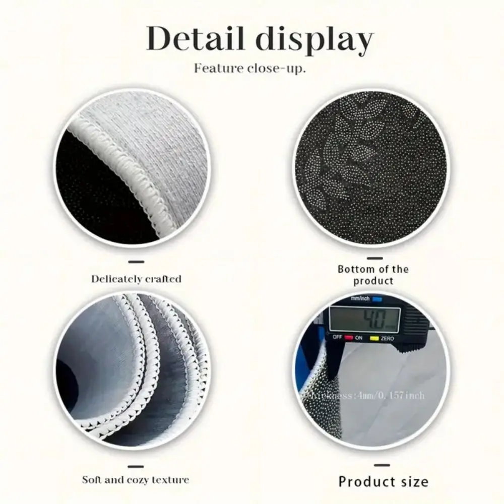 سجادة أرضية الرنة لعيد الميلاد من VIKAMA - سجادة ترحيب للمدخل الداخلي والخارجي لجو احتفالي وسجادة تزيين المنزل