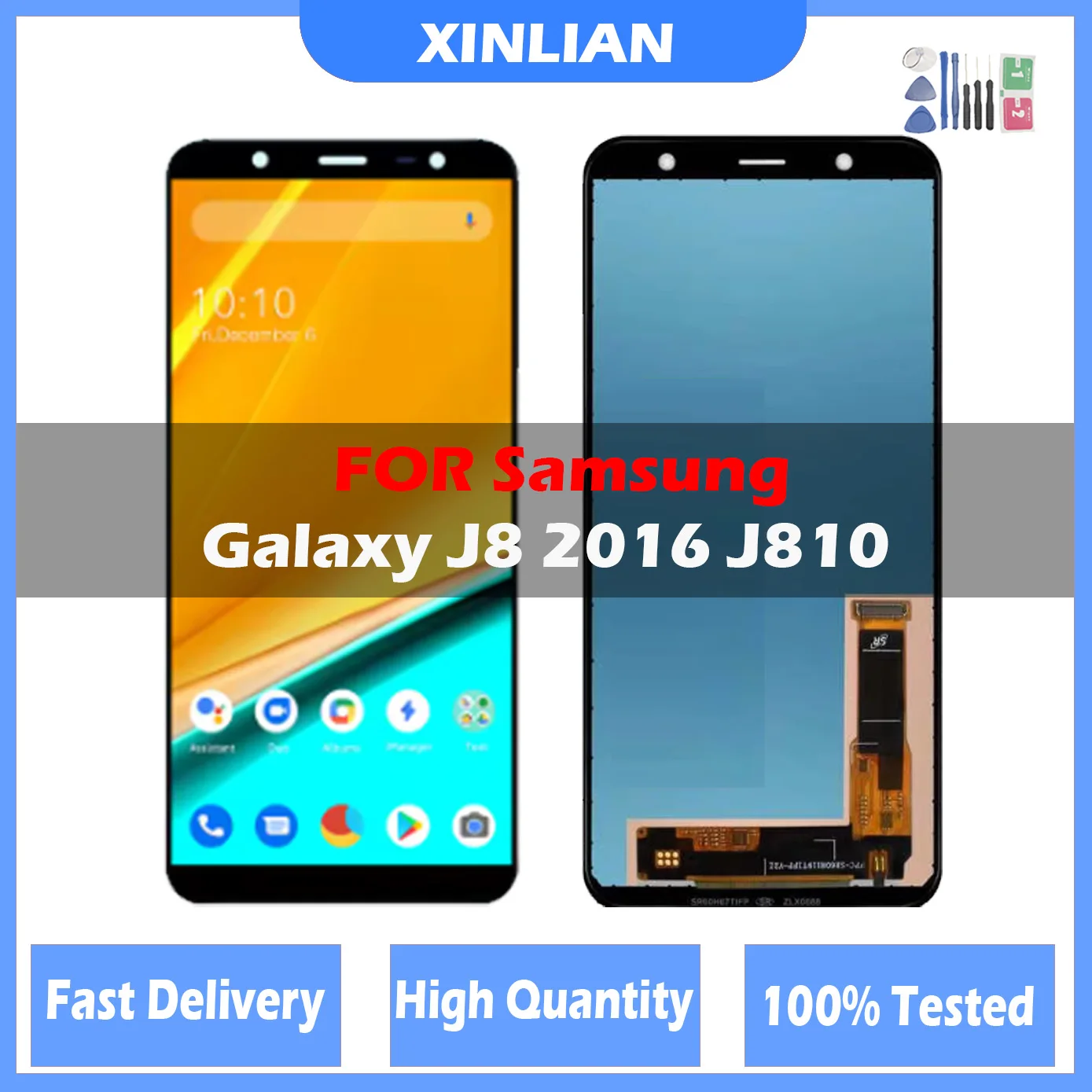 

6.0'' For Samsung Galaxy J8 2018 J810 LCD Display Touch Screen Digitizer Assembly For Samsung SM-J810M J810F J810Y J810