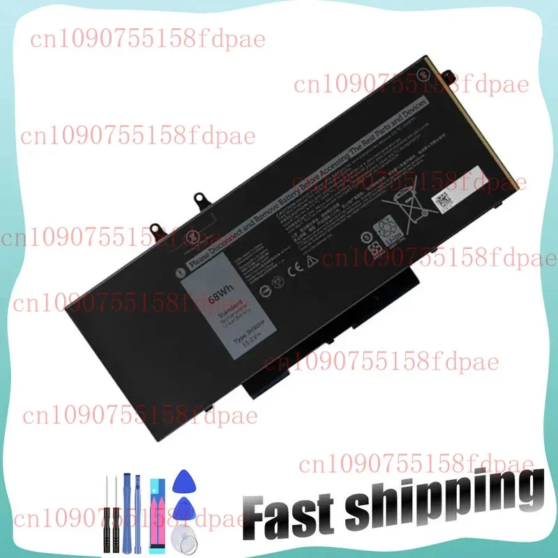 

НОВЫЙ аккумулятор для ноутбука 68 Втч 3HWPP для Dell Latitude 5401 E5401 5501 E5501 10X1J XMSJ