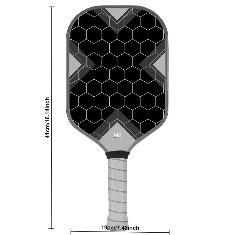 Pickleball Paddle Brand Good Quality Professional Competition Pickleball Usapa Certified Carbon Fiber Textured Matte Racquet