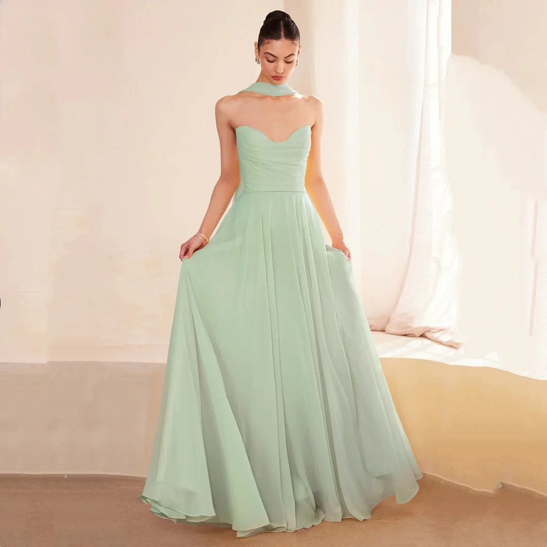 

Платье подружки невесты, женское коктейльное вечернее платье для выпускного вечера по индивидуальному заказу, элегантные вечерние платья, длинные бальные платья 2025 года