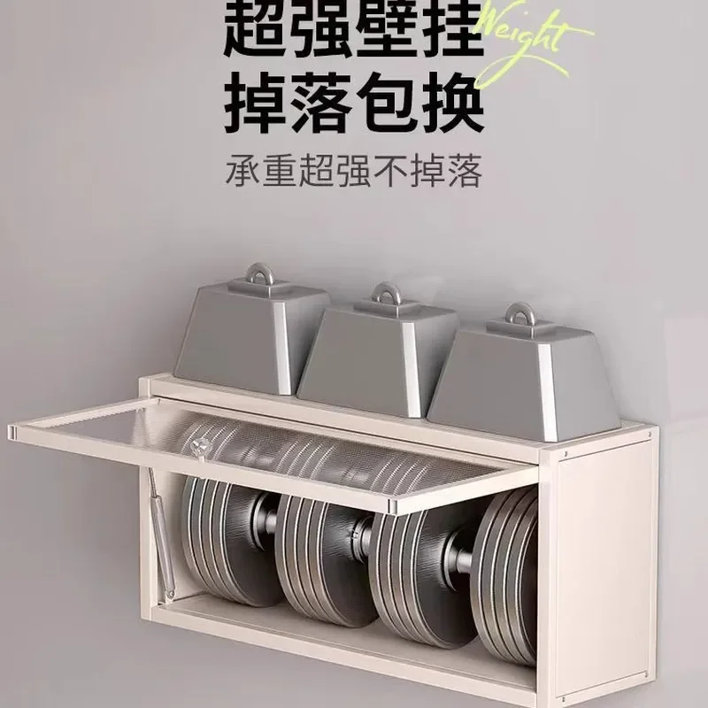 Under Shelf Storage Rack Kitchen Cabinet Organizer Hanging Spice Holder Wall Mount Seasoning Stand No Drilling Required Space