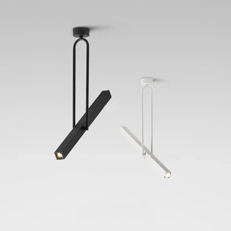 Adjustable Surface Mounted Spotlights 95 Degree Pole Angle High Color Rendering for Restaurant Bar Counter Shop Lighting