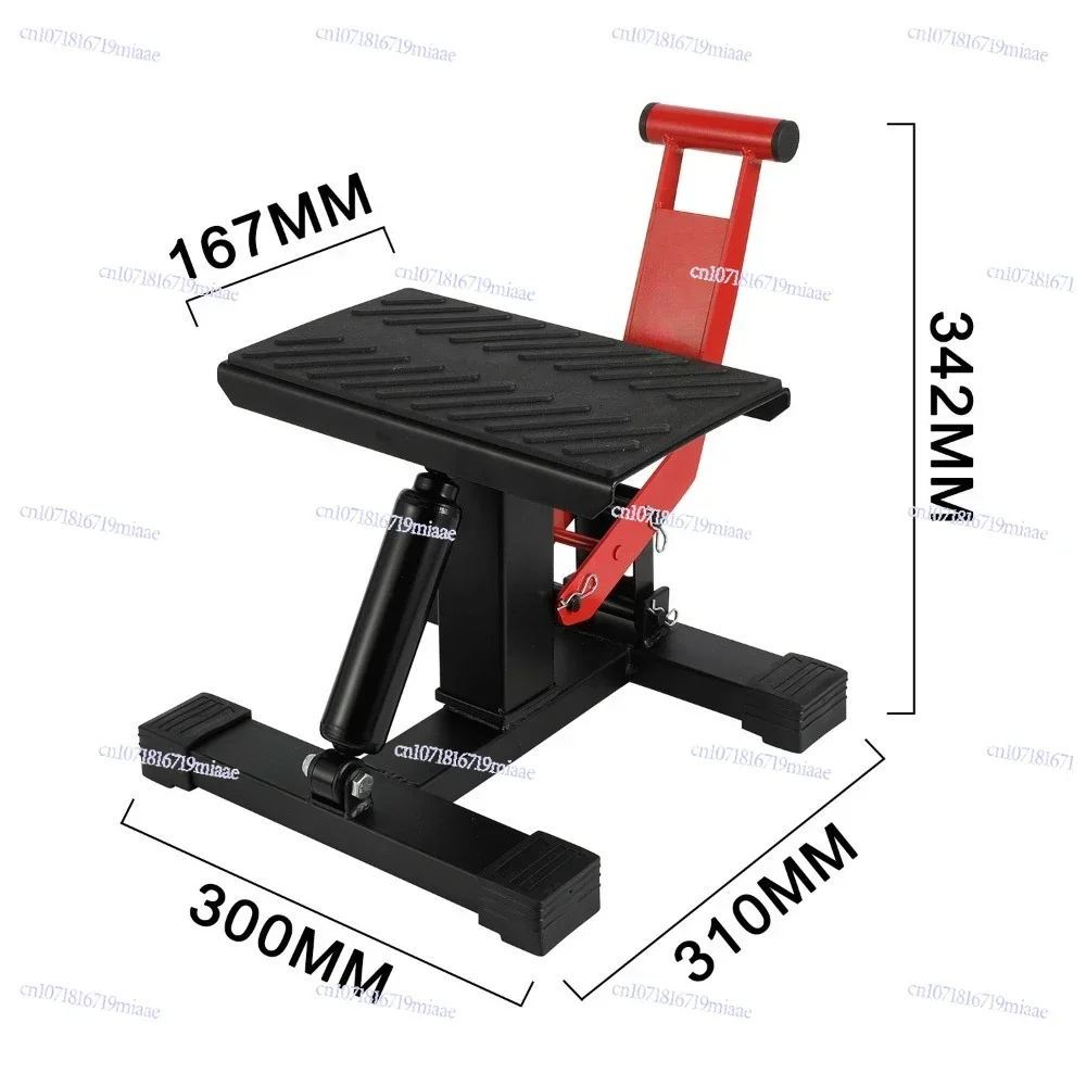 Heavy Duty Steel Motorcycle Hydraulic Repair Stool Labor Saving Lift Stand Universal Parking Support For Various Models