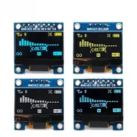 High-Contrast 0.96-Inch OLED Display (SSD1306) - I2C & SPI Interface with Pre-Soldered Pins, 128x64 Pixel for Embedded Systems