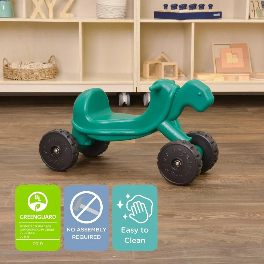 Ride On Tortoise Scooter, Kleinkind-Roller für Jungen/Mädchen, Baby-Reitspielzeug, Indoor- oder Outdoor-Spielgeräte für Kindertagesstätten, Klassenzimmer