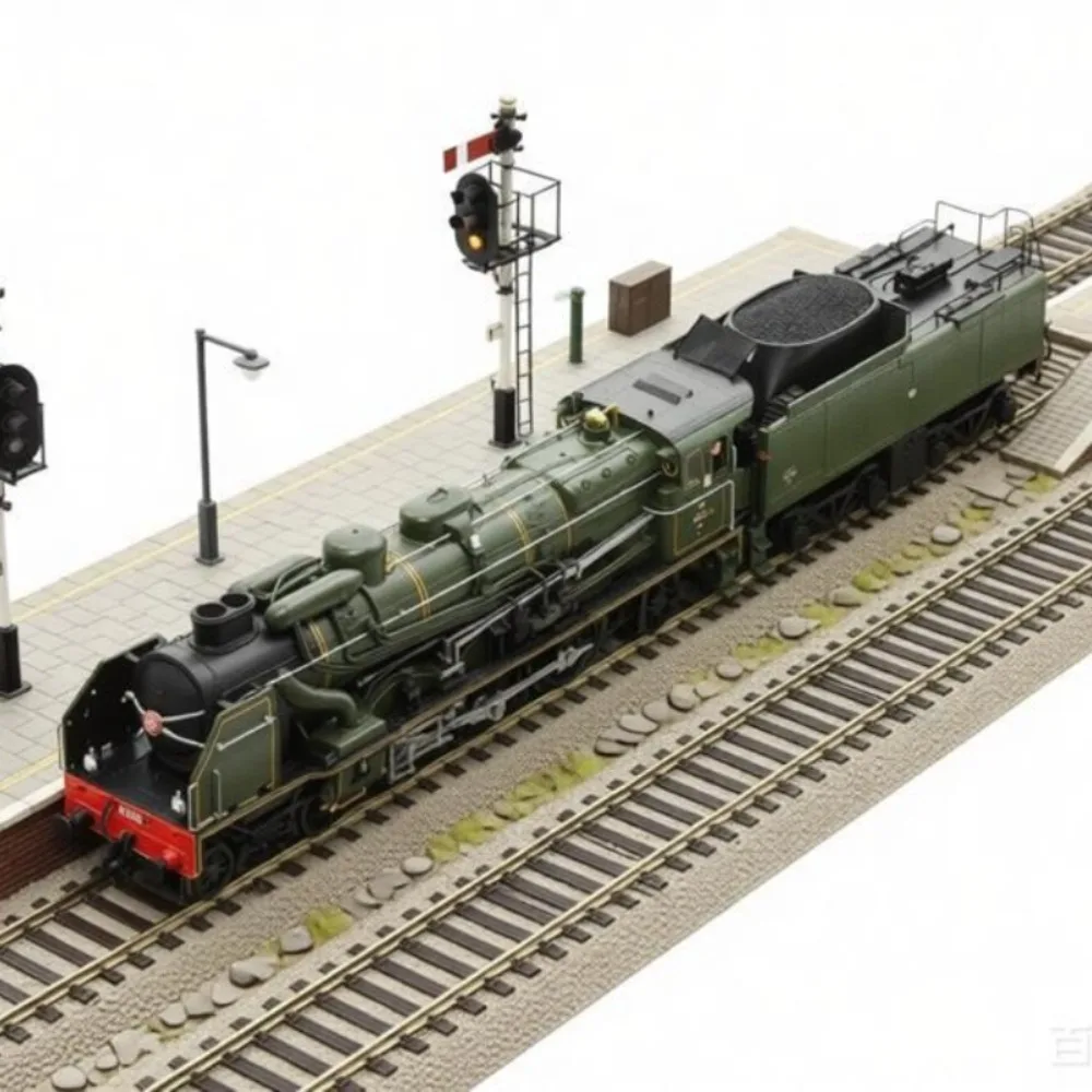 

ROCO HO Scale 1/87 Train Model 231E Steam Locomotive Orient Express Traction 73079 with Digital Sound Effects Boys' Toy Gift