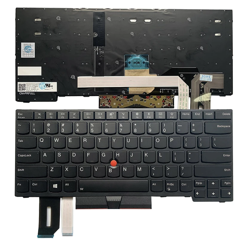 NEW US laptop keyboard FOR Lenovo ThinkPad E480 E485 L480 T480S L380 E490 T490 T495 L390 yoga L490 P43s  01YP400 01YP440