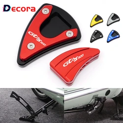 Motorcycle Accessories  CNC Kickstand Enlarger Side Stand Extender Kick Sdand Extend Pad For Vespa Gts300 Gts 300 Super Sport