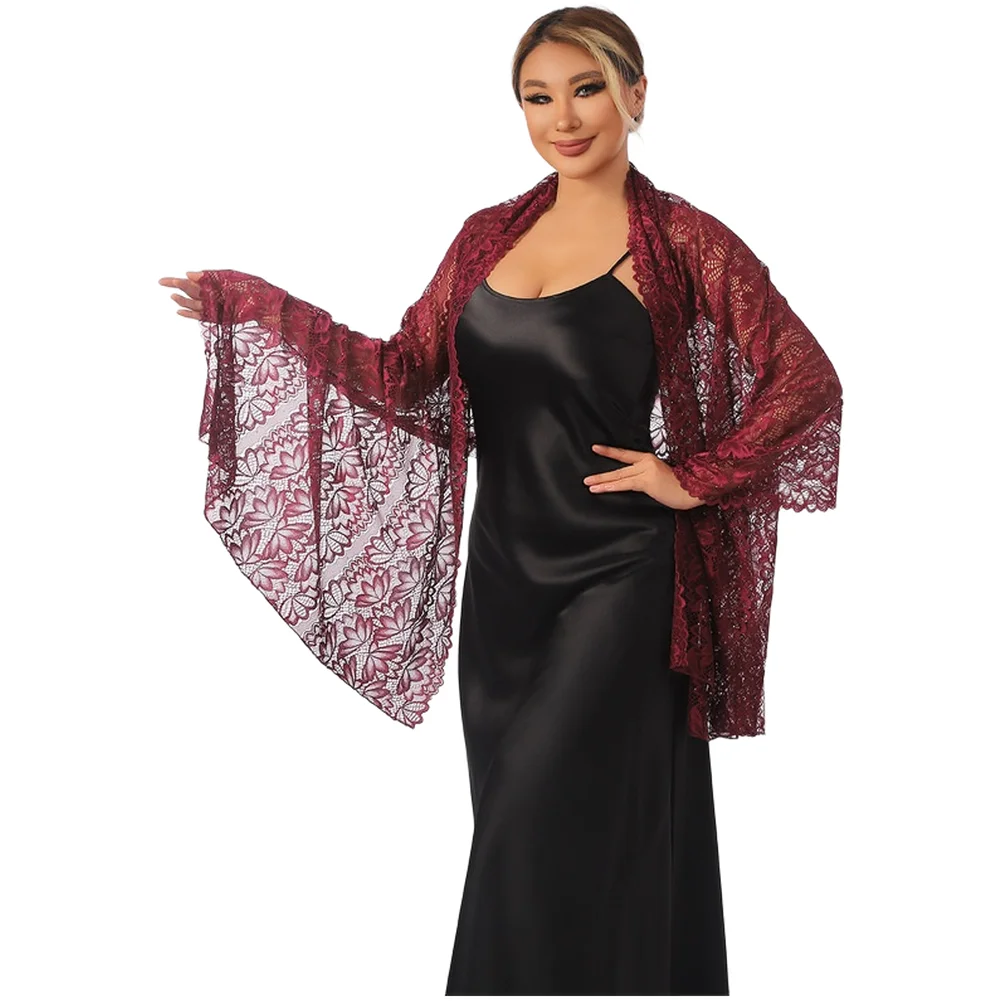 Lightweight Lace Shawl with Rh - Women Formal Wear Types review and price