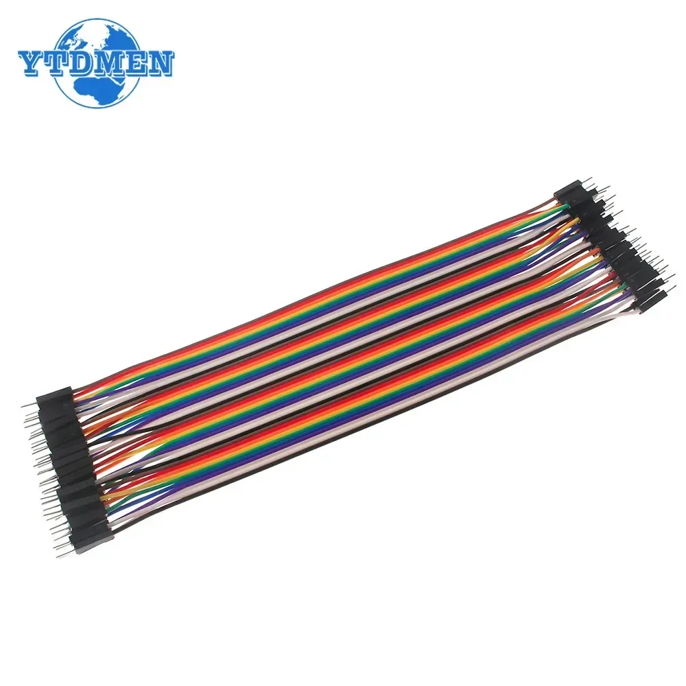 Breadboard ZY-204 1600pts Dupont Wire Cable Set, 20cm 20/40Pin Male To Male Dupont Wire Breadboard DIY Electronic Kit