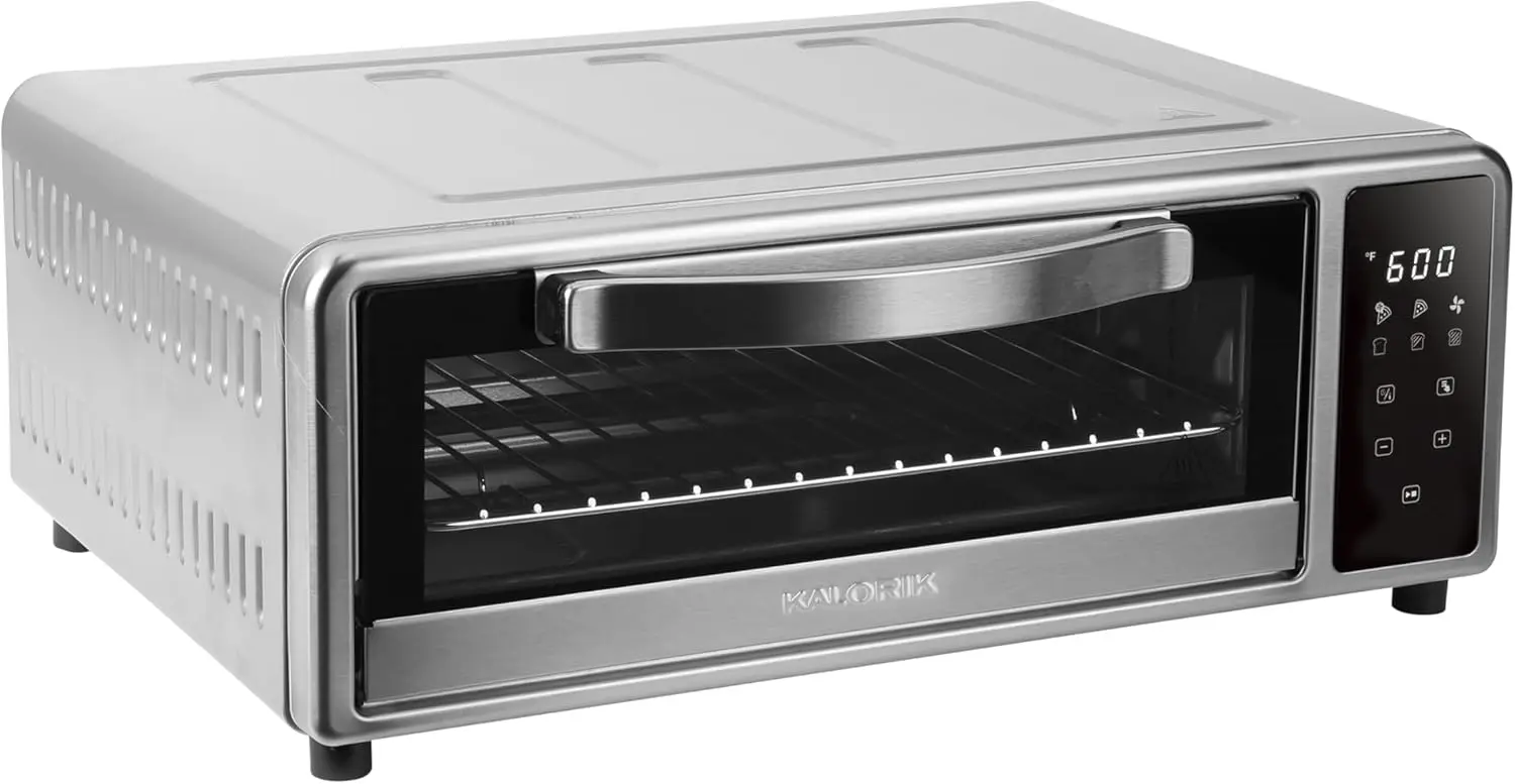 

MAXX Air Fryer Pizza Oven with Stone, Turbo-Heat Technology Up To 600F Featuring Touchscreen Controls with 6 Preset Functions