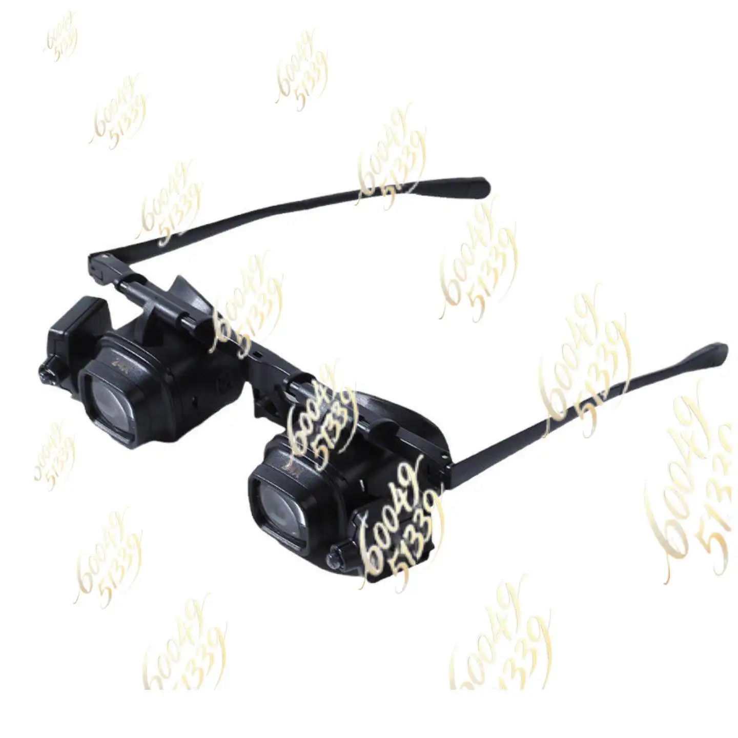 24X Head Mounted Magnifying Glass with LED Light Portable Watch Repair Magnifier for Mobile Phone Electronic Component Soldering