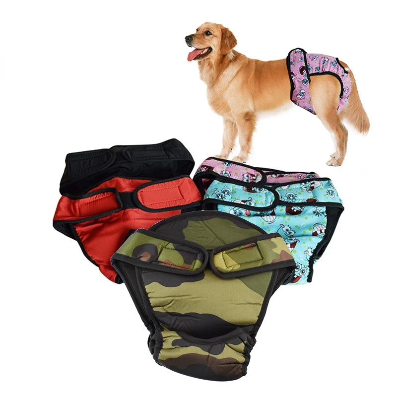 Pet big dog physiological panties menstrual panties anti-molestation physiological panties pet dog panties anti-female dog in he