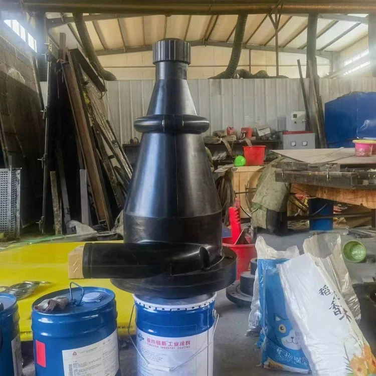 12-Inch black Hydrocyclone Steel Desander Machine Solid Control Equipment for Mineral Separator