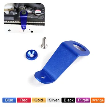 알루미늄 라디에이터 스테이 브래킷 볼트 키트, 범용 92-95 혼다 시빅 EG 자동차 물 탱크 라디에이터 지지대 단추