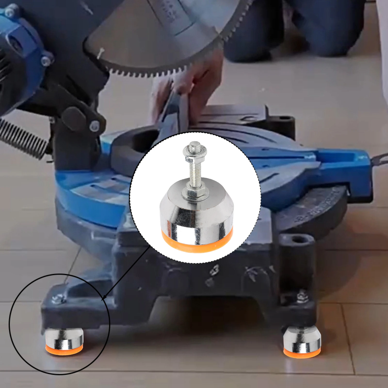 

For Industrial Use Non-Slip Cutting Machine Accessories Rubber Support Feet Granular Ball No Damage To The Ground