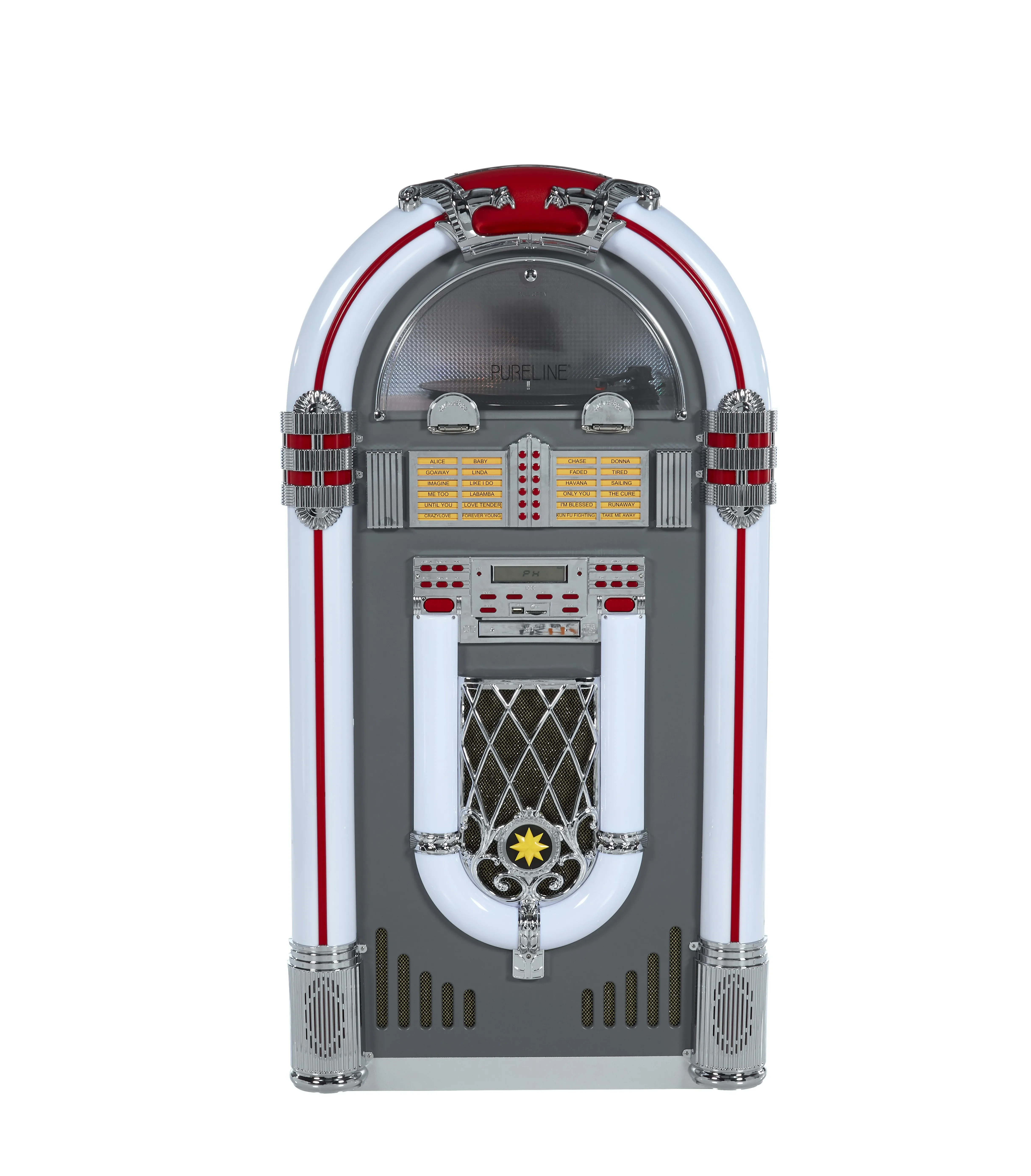 

Многофункциональный цифровой ретро-музыкальный автомат с цветной RGB-подсветкой Cd Music Combo Jukebox Dj проигрыватель проигрывателей