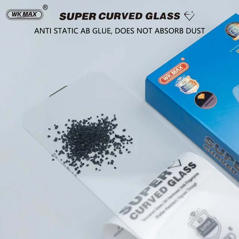 5Pcs WK MAX HD Dust Proof Screen Protector For iPhone 17 15 14 13 12 11 16 Pro Max Tempered Glass For iPhone Air XR X XS 16 Plus