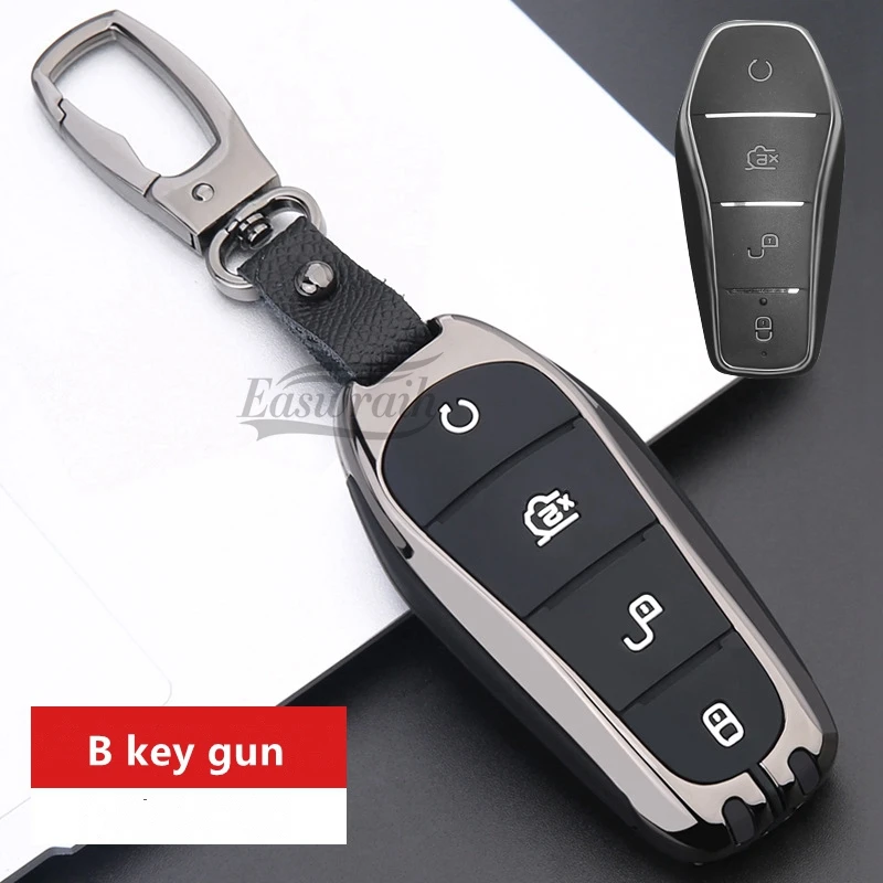 

Car Key Case Holder For BYD Song Plus Atto 3 Han EV Tang DM Qin Seal Dolphin Fob Smart Key Shell Protective